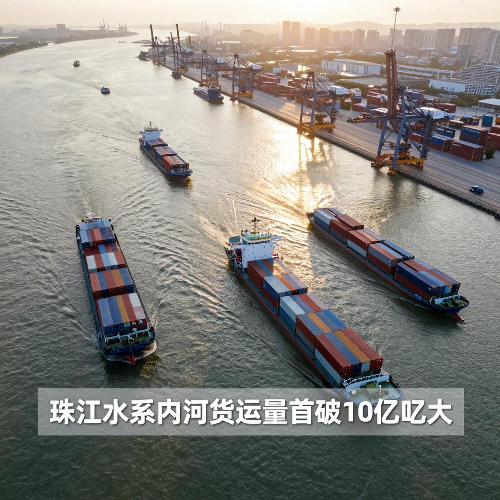 珠江水系内河货运量首破10亿吨大关 港口吞吐量呈两位数增幅
