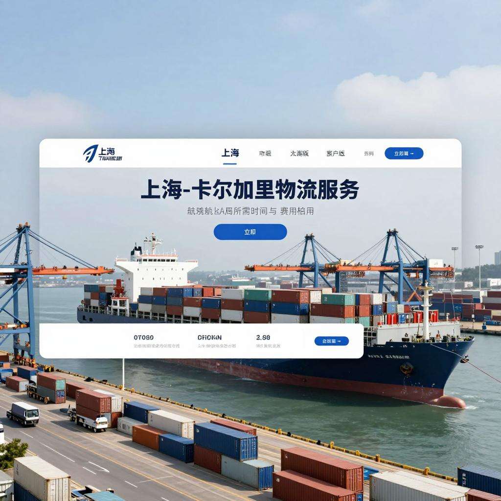上海到卡尔加里海运需要多长时间，多少钱