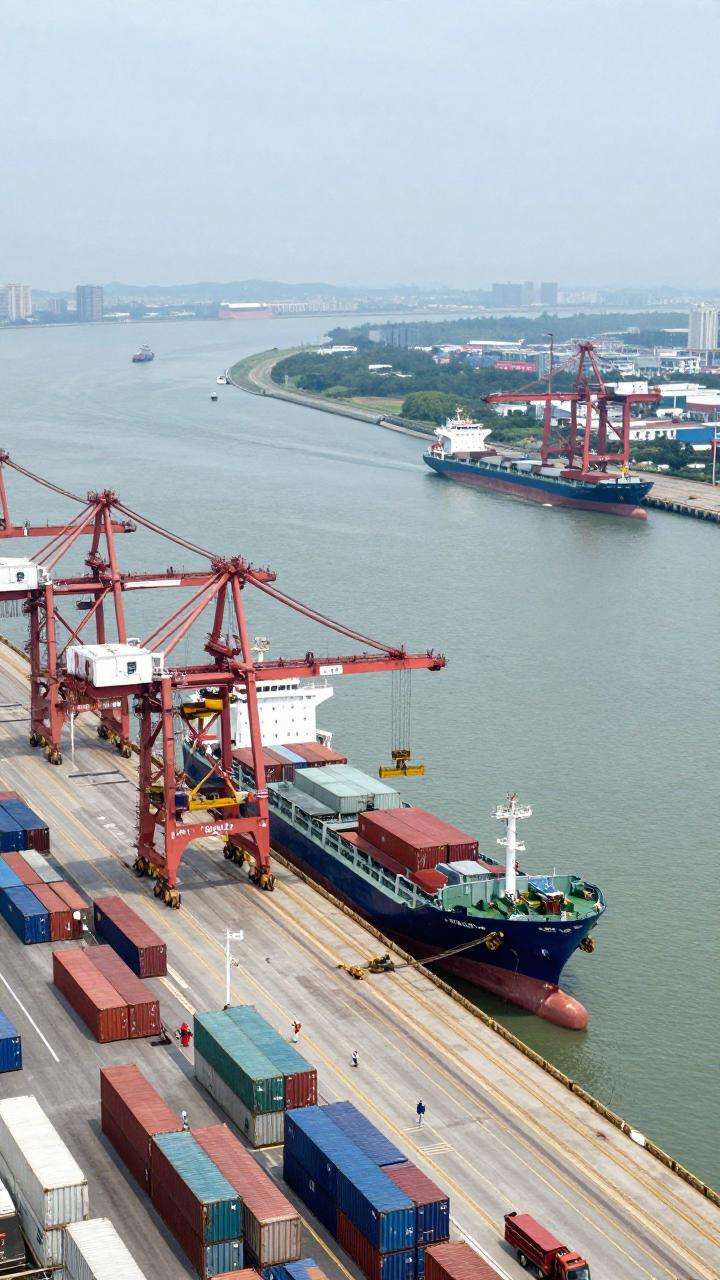 珠江水系内河货运量首破10亿吨大关 港口吞吐量呈两位数增幅