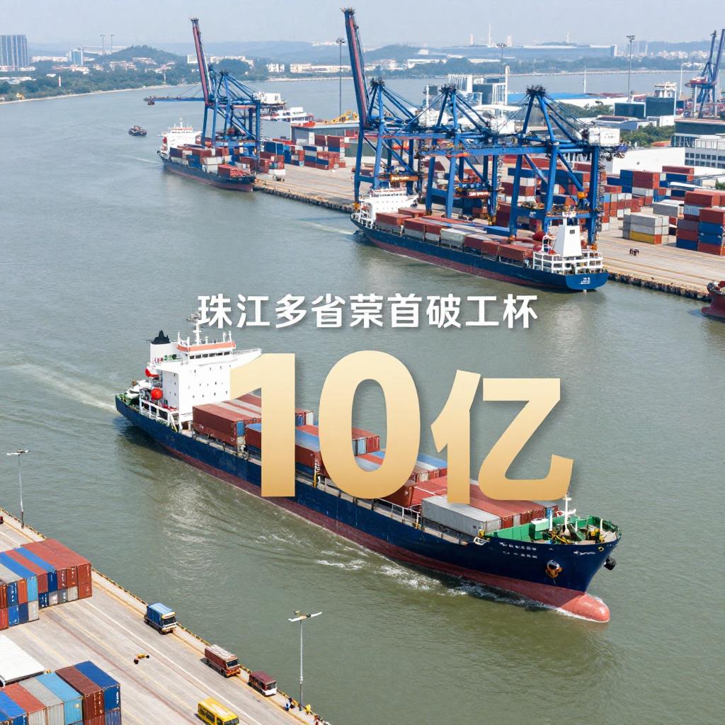 珠江水系内河货运量首破10亿吨大关 港口吞吐量呈两位数增幅