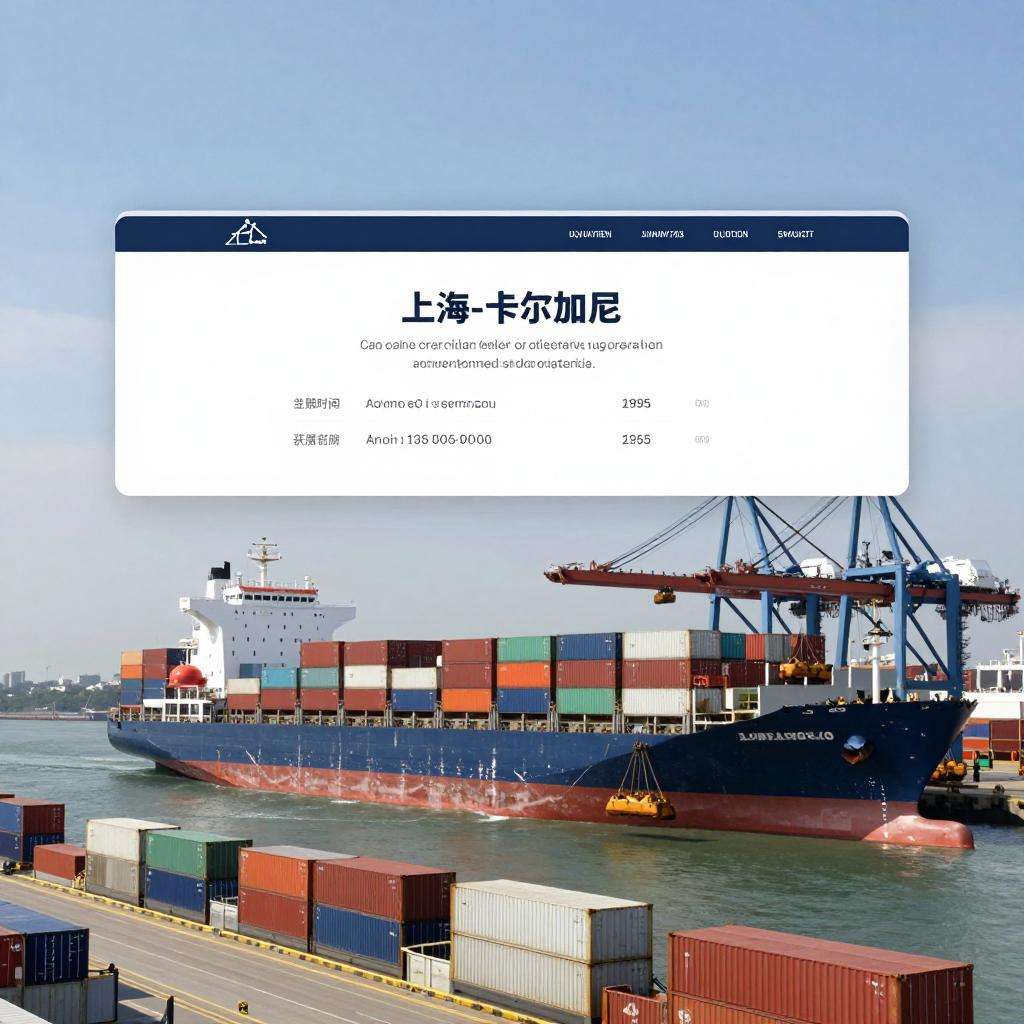 上海到卡尔加里海运需要多长时间，多少钱