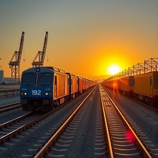 4月18日首趟商洛-西安-撒马尔罕中欧班列开行(图1) 4月18日首趟商洛-西安-撒马尔罕中欧班列开行(图1)