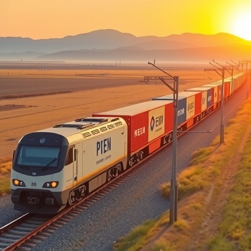 4月18开行“泉州-二连浩特-莫斯科”中欧班列 初次经内蒙古二连浩特出境(图1) 4月18开行“泉州-二连浩特-莫斯科”中欧班列 初次经内蒙古二连浩特出境(图1)