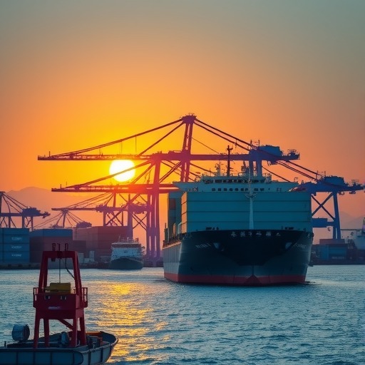 厦门湾*大深水散货码头