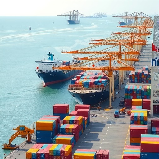 巴库港口集装箱装卸量增加超过55％