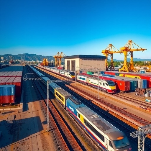 重庆江津小南垭站实现中欧班列去回程双向互通(图1)