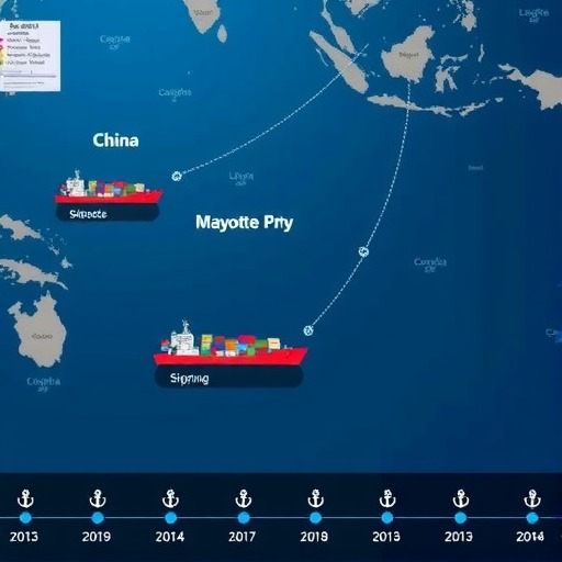 中国到马约特海运需要多长时间