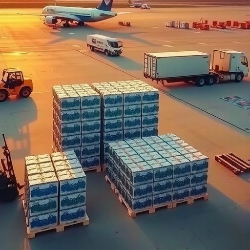 300公斤黑炭杨梅从上海浦东销往迪拜阿联酋(图1)