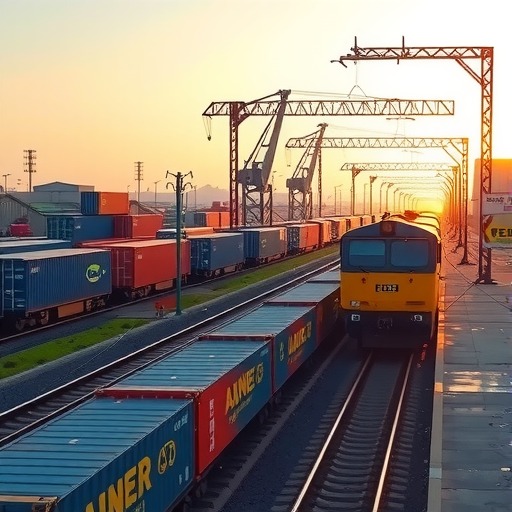 秦皇岛首趟中欧班列发出 预计7-10天后到达蒙古国(图1) 秦皇岛首趟中欧班列发出 预计7-10天后到达蒙古国(图1)