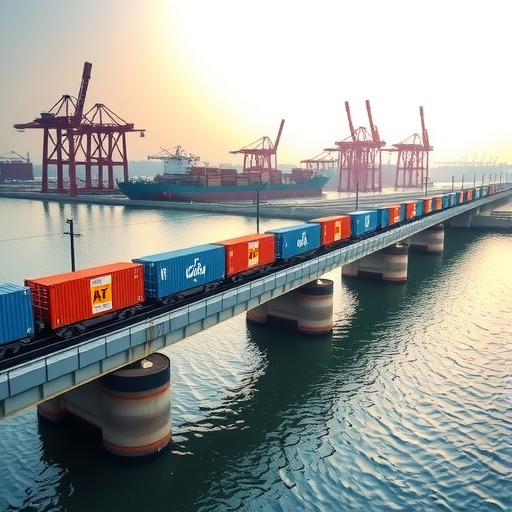 铁水联运中欧班列 首 开