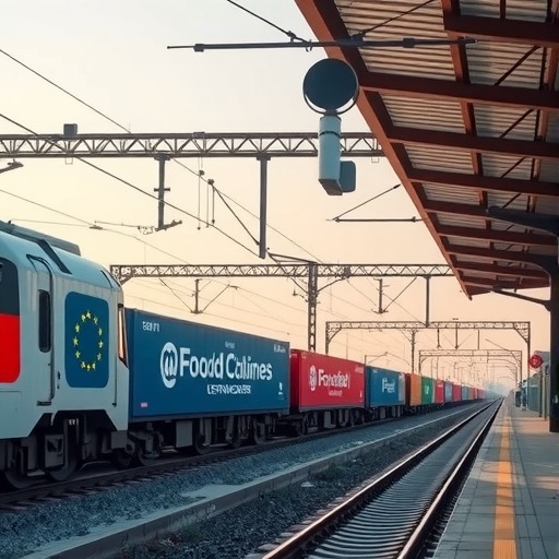 中欧班列（南昌-明斯克）食品专列实现到发双向对开