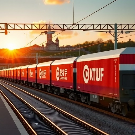 首列义乌—列日中欧班列抵达比利时