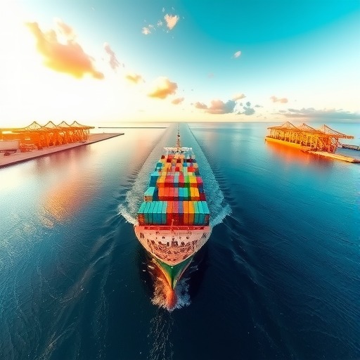 琼台首条海上集装箱运输通道正式开通(图1)