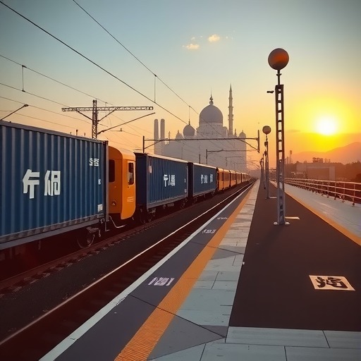 “齐鲁号”中欧直达班列（兖州—华沙）发车