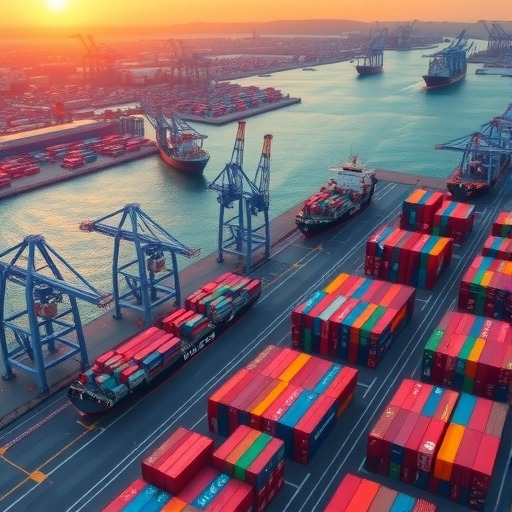 全球集装箱港口吞吐量百强排名出炉