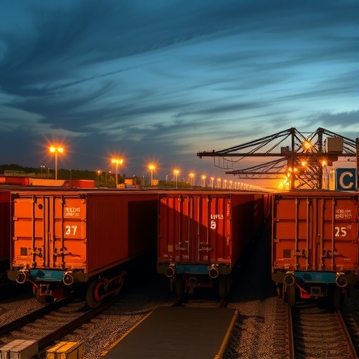 22日晚连云港中欧班列驶往霍尔果斯 助力畅通双循环(图1) 22日晚连云港中欧班列驶往霍尔果斯 助力畅通双循环(图1)