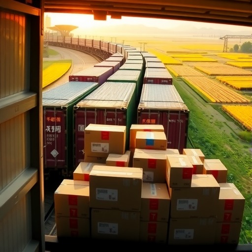 江苏跨境电商出口搭上中欧班列(图1) 江苏跨境电商出口搭上中欧班列(图1)