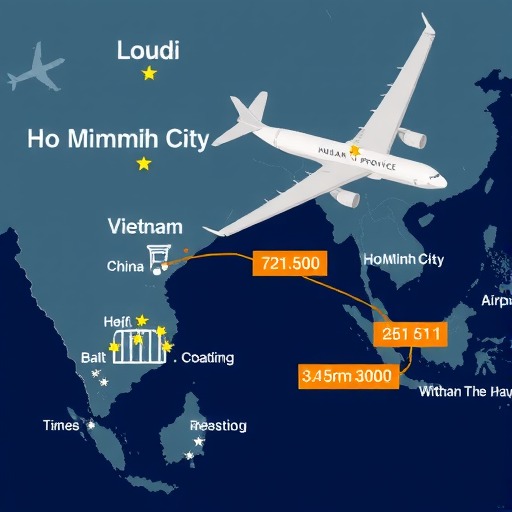 娄底到胡志明市空运需要多长时间,多少钱