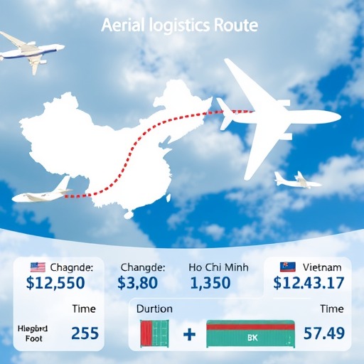 常德到胡志明市空运需要多长时间,多少钱