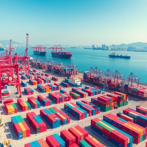 香港港7月份集装箱吞吐量164万标箱