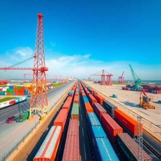 霍尔果斯口岸进出境中欧班列突破2000列(图1)