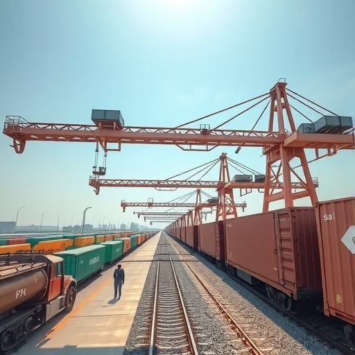 中哈铁路拓展中欧班列交付方口岸换装新模式