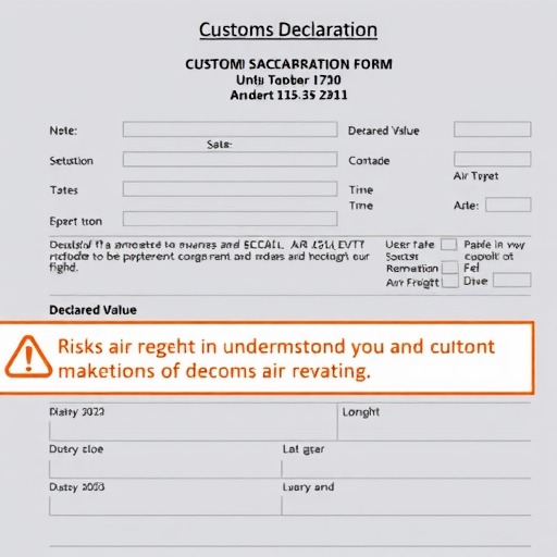 国际空运报关申报货值怎么填（低报有风险吗）(图2)