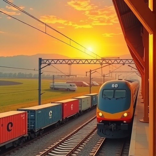 京津冀首趟直通芬兰中欧班列从石家庄开出