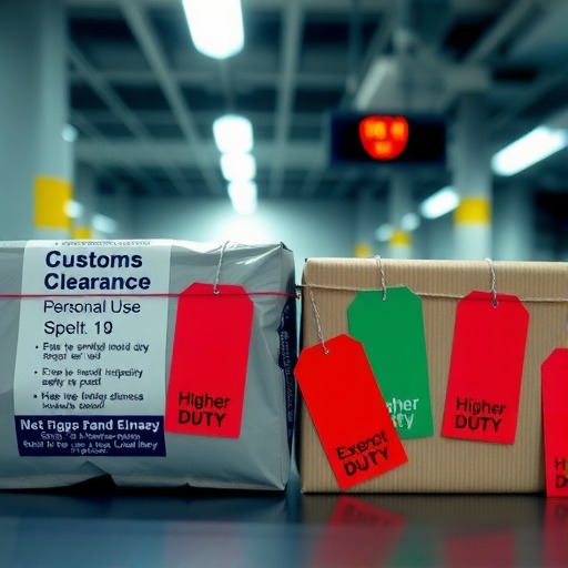 个人自用和商业用途的国际快递，清关流程和税率有什么不同