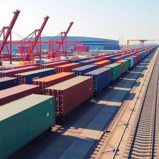 上合物流园拓展“班列＋海外仓”集成服务——国际物流大通道建设提速升级