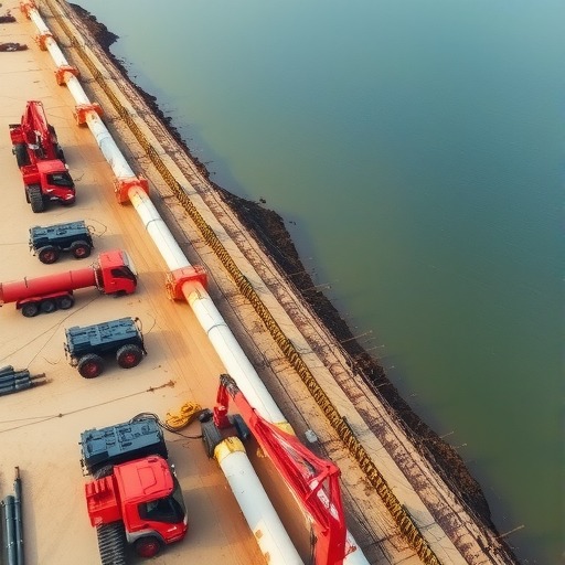 日照港-京博输油管道工程广饶段开建