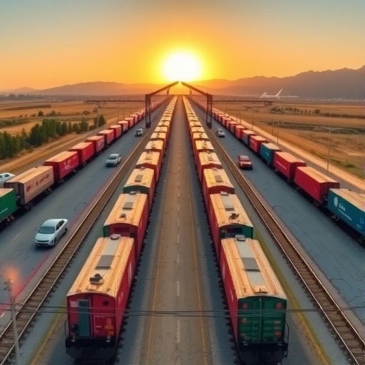 今年新疆霍尔果斯进出境中欧班列突破6000列