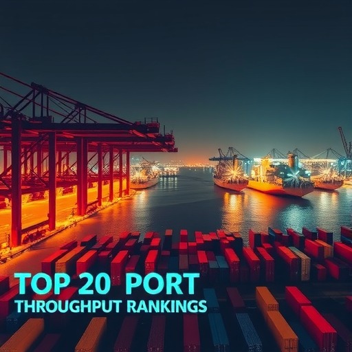 美国公布吞吐量前20名的港口及其数据
