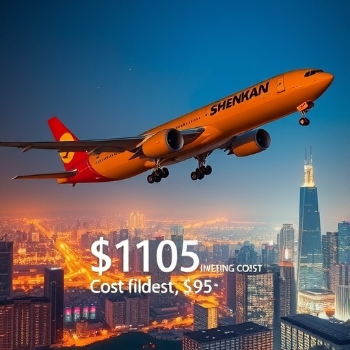 深圳到芝加哥空运需要多少钱,多长时间