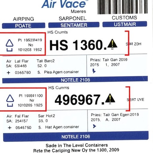 国际空运报关单上的HS编码如何确定（国际空运干货知识分享）(图2)