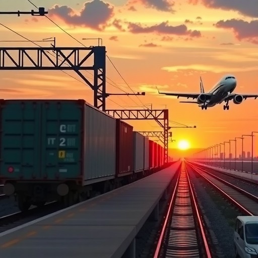 全国首趟铁空联运跨境班列开行成功