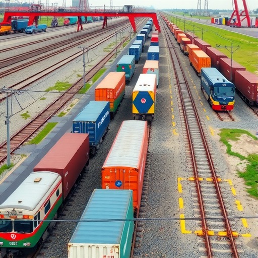 中蒙*大陆路口岸今年前10个月出入境中欧班列超2200列