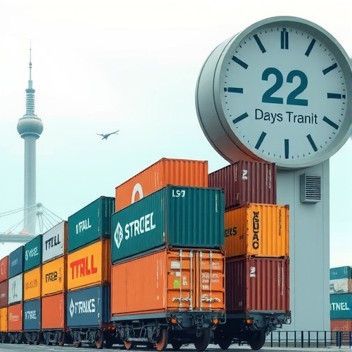 历时22天，460吨进博展品坐中欧班列抵沪