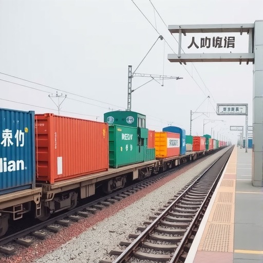 江西九江首趟至莫斯科中欧班列开行