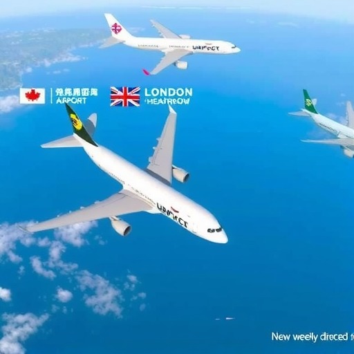 海口-伦敦每周直飞国际空运航班即将震撼启航