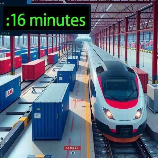 从313分钟到16分钟 中欧班列出口整体通关大提速