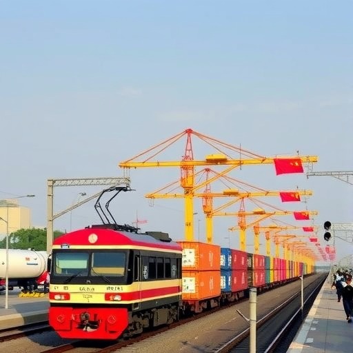 助力“苏州制造”走出** 吴江发出首趟整列中欧班列