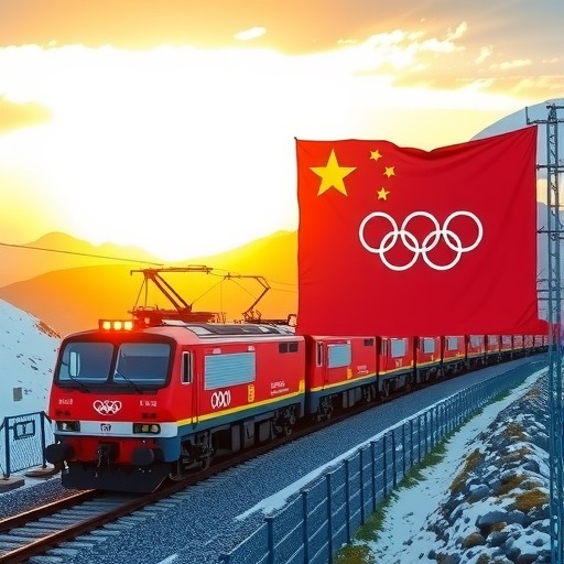 中欧班列助力“中国制造”荣登奥运赛场(图1)