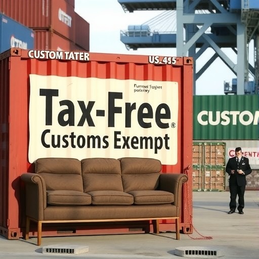 海运家具到美国,如何操作能免税