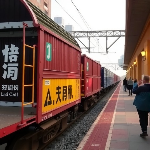 境外第59个站点成都至圣彼得堡中欧班列首 发