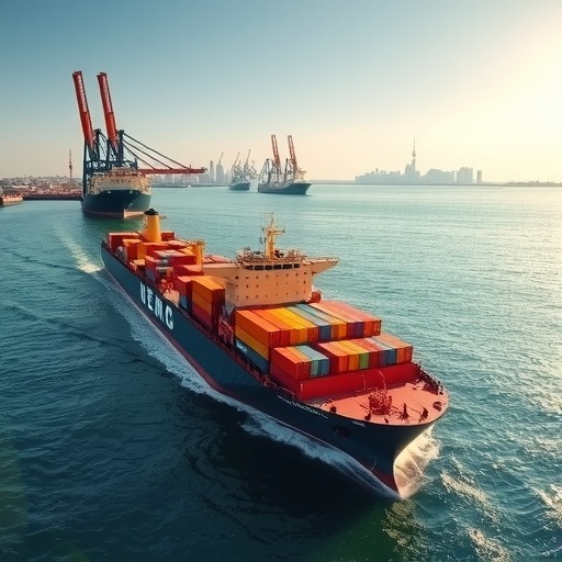 “锦州—威海”集装箱班轮航线开通(图1)