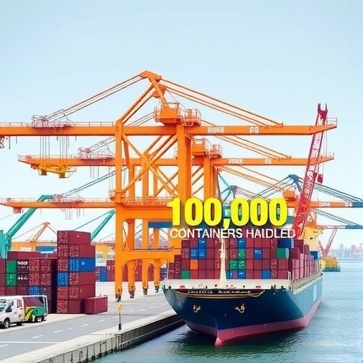 安庆港集装箱量突破十万