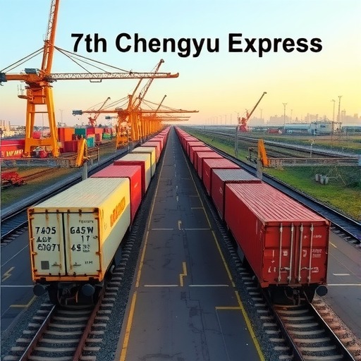 绵阳开行中欧国际班列成渝号77列 出口总额10.4亿元(图1) 绵阳开行中欧国际班列成渝号77列 出口总额10.4亿元(图1)