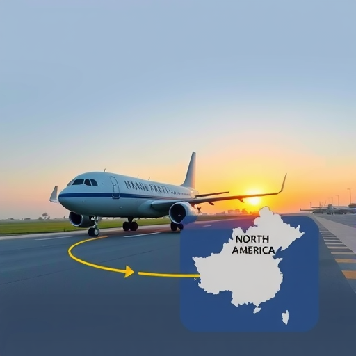 金鹏航空海南自贸港首条北美洲际货运包机航线正式开通(图1)