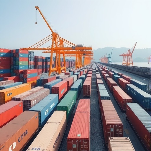 南宁开行中欧(亚)班列22趟 集装箱货物2420标箱